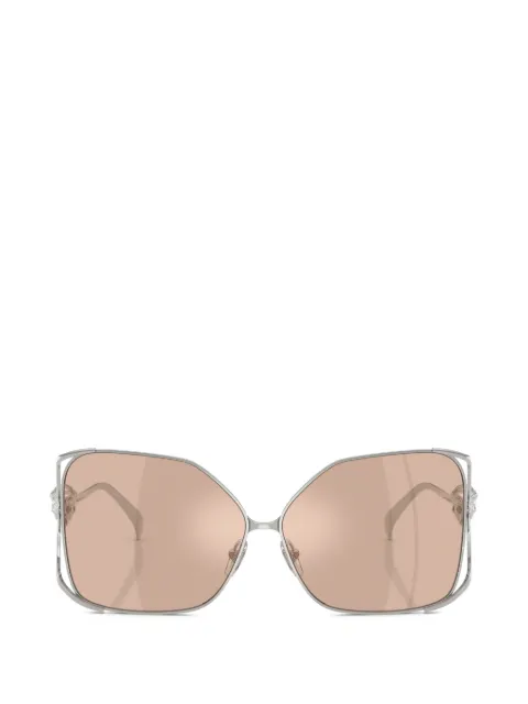 Versace Eyewear geometric logo sunglasses