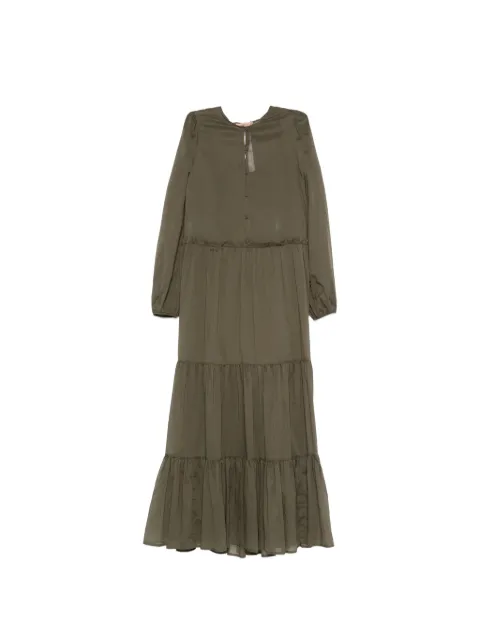 TWINSET vestido largo con volantes