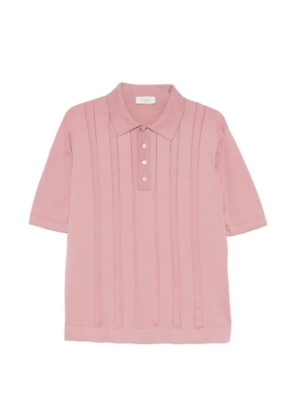 Piacenza Cashmere short-sleeve polo shirt - Rosa