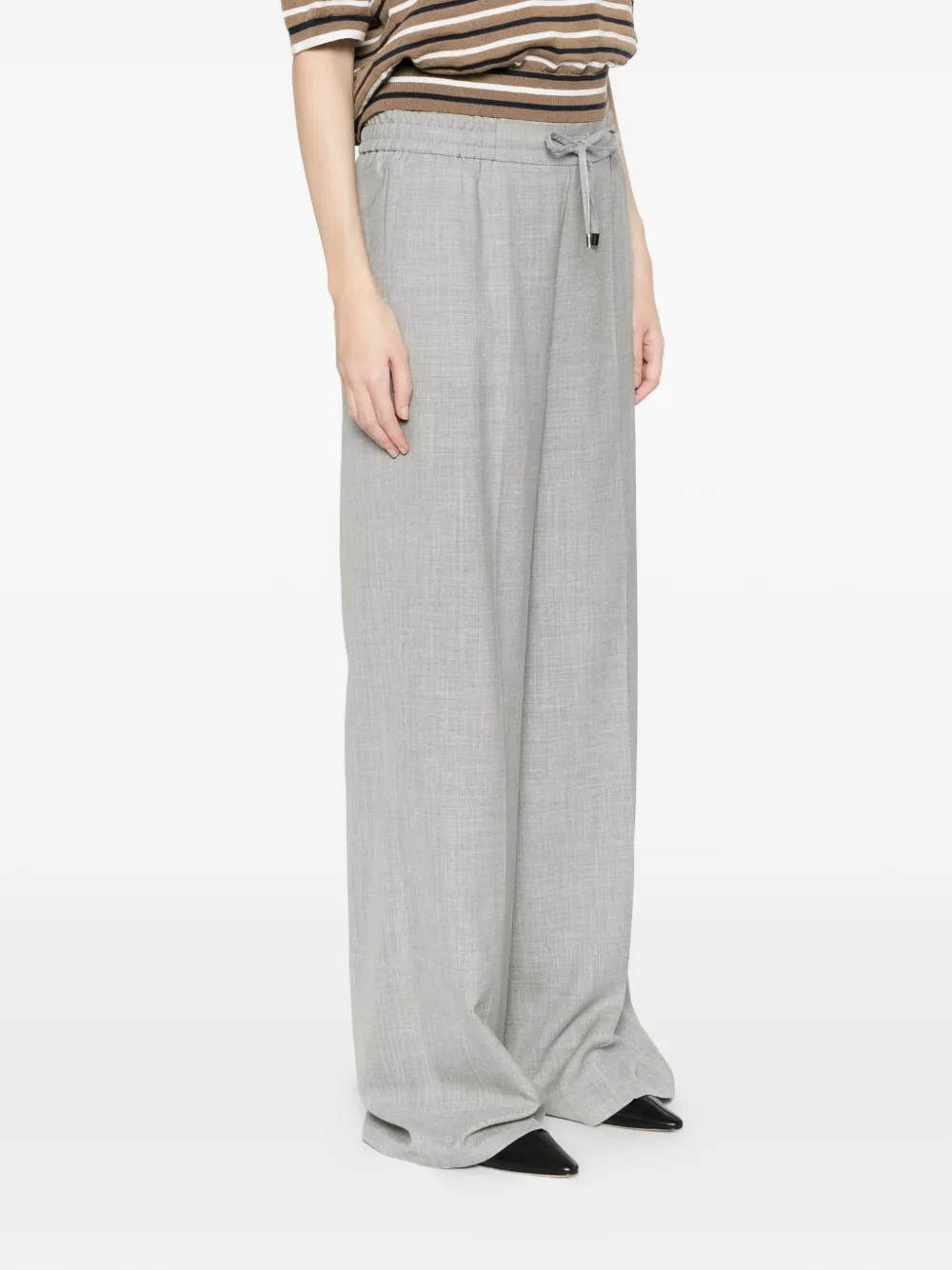  Berwich Drawstring Trousers - Grey 