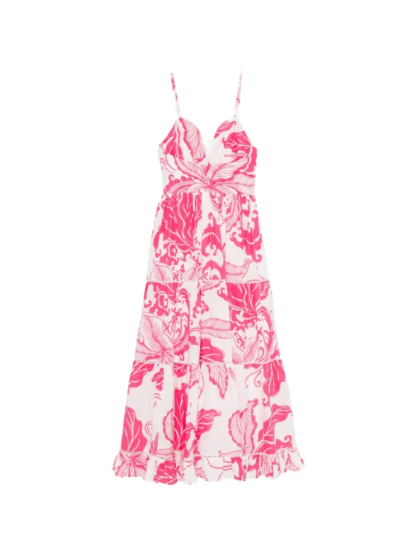 poupette st barth pink dress Long Dress Stella