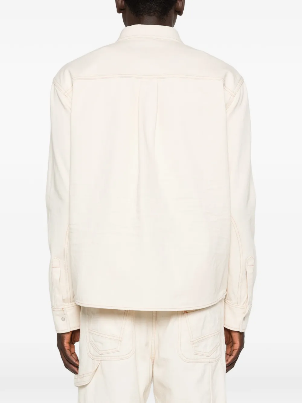 DSQUARED2 Overhemd met opgestikte zakken Beige