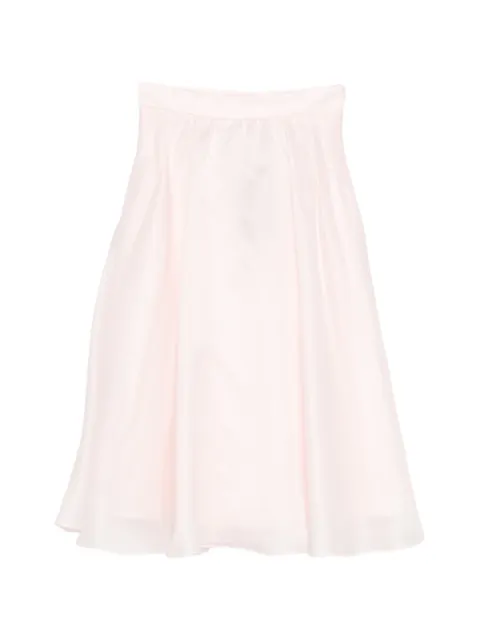 Max Mara silk A-Line skirt