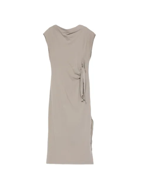 Tela D. Mauritius tie-detail midi dress