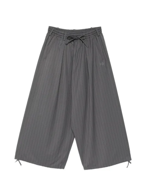 Y-3 pinstripe drawstring trousers