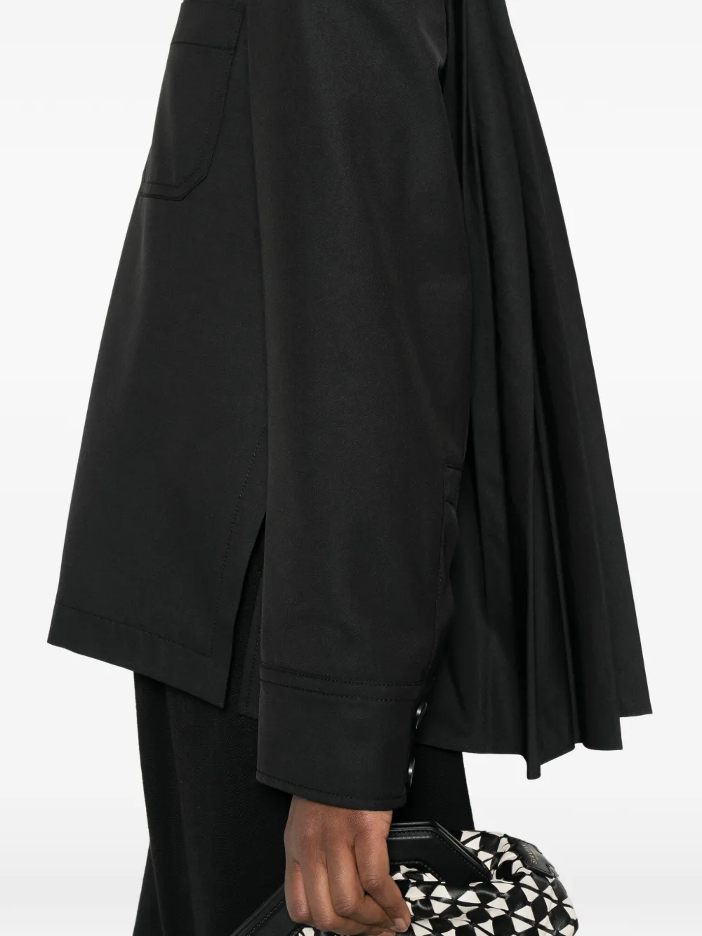 Sportmax Jack met boxy kraag Zwart