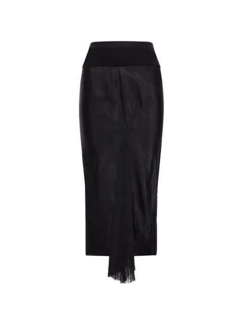 Rick Owens jupe mi-longue à empiècements