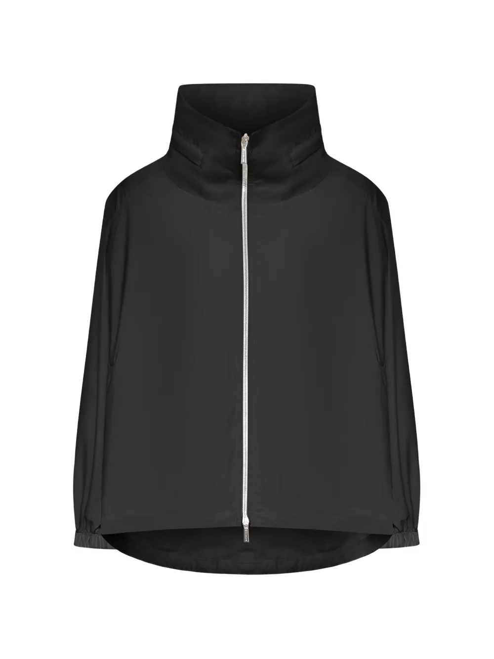 Moorer zip high-neck jacket - Nero