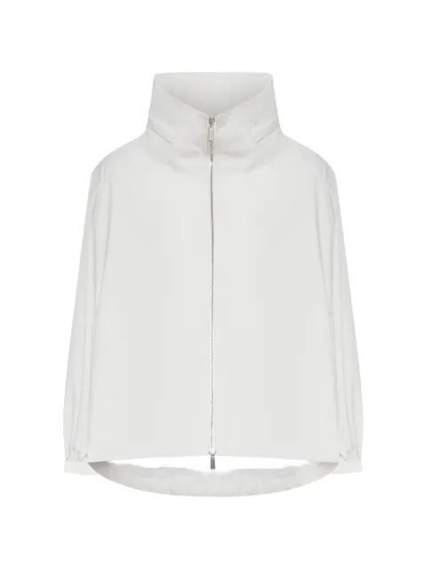 Moorer zip high-neck jacket