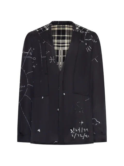 Rick Owens Larry plaid shirt