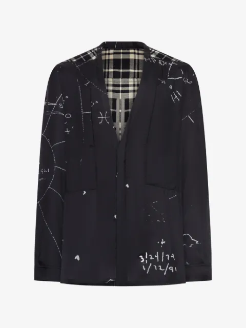 Rick Owens Larry plaid shirt