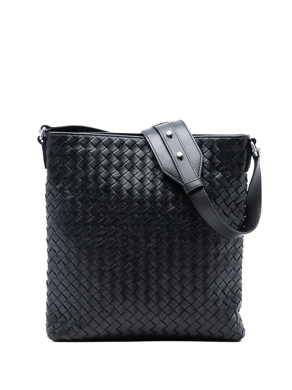 Bottega Veneta Pre-Owned 2012-2025 Nappa Intrecciato crossbody bag - Nero