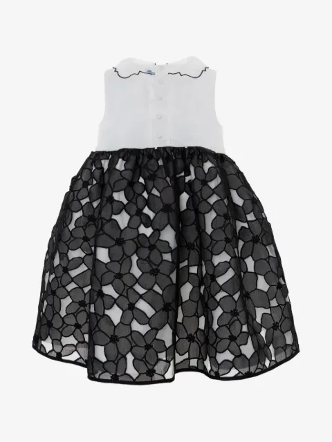 Mi Mi Sol robe à col et fleurs appliquées