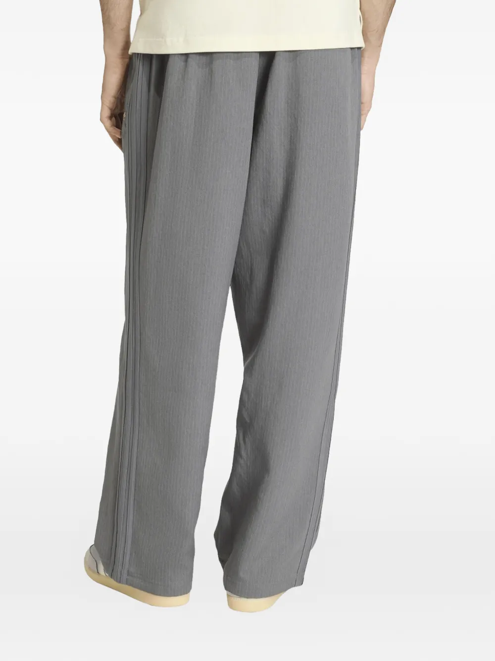 adidas Firebird broek met krijtstreep Grijs