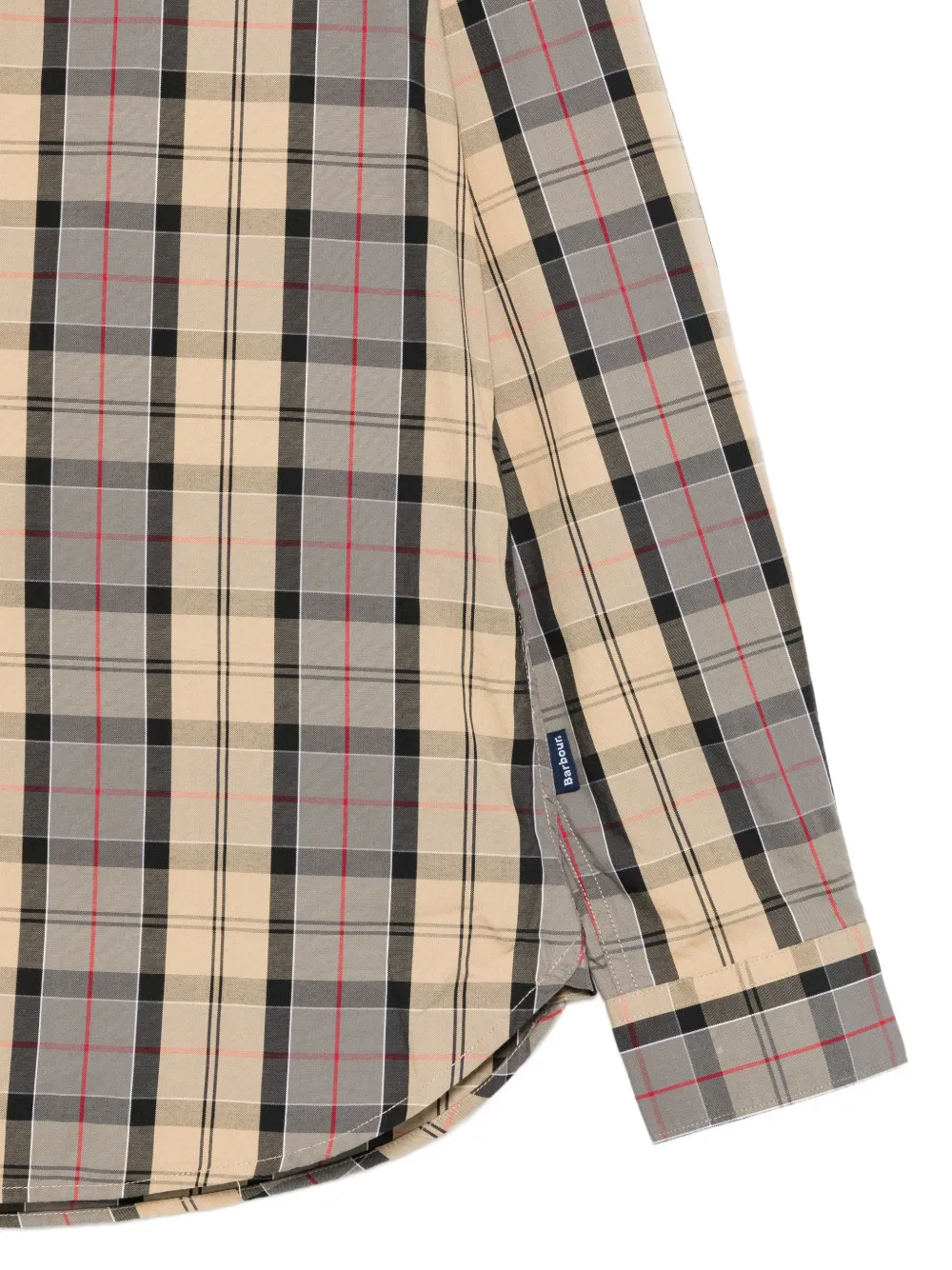 Barbour Kenton geruit overhemd Beige