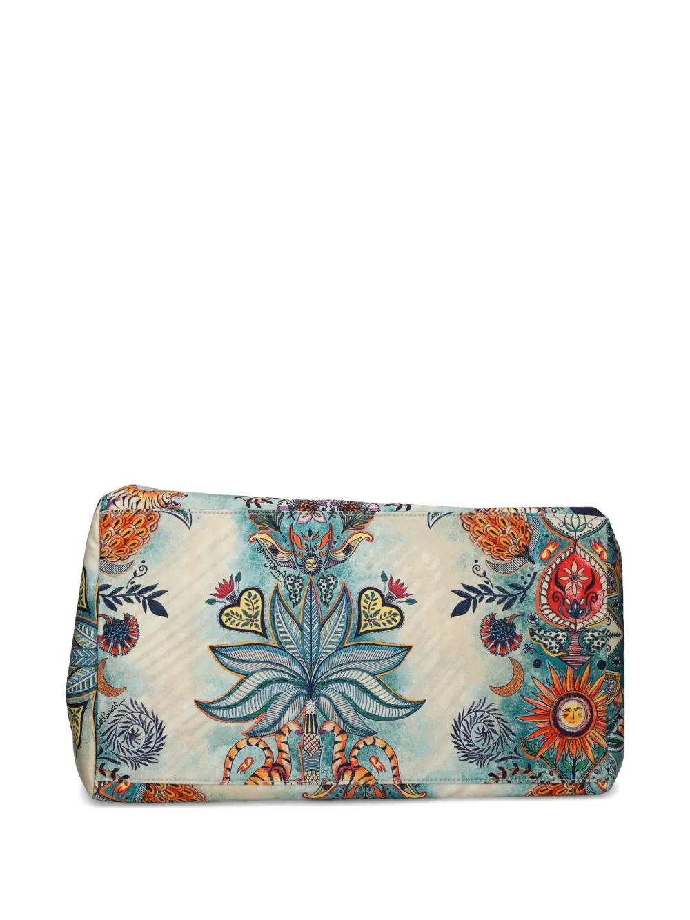 Just Cavalli Shopper met bloemenprint Beige