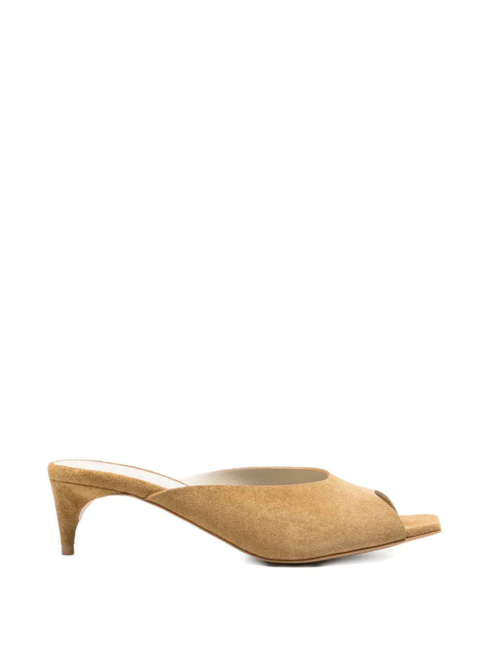 Tela square-toe sandals - Toni neutri