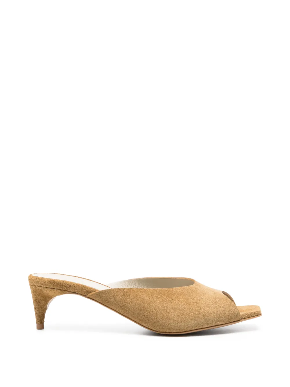 Tela square-toe sandals - Toni neutri