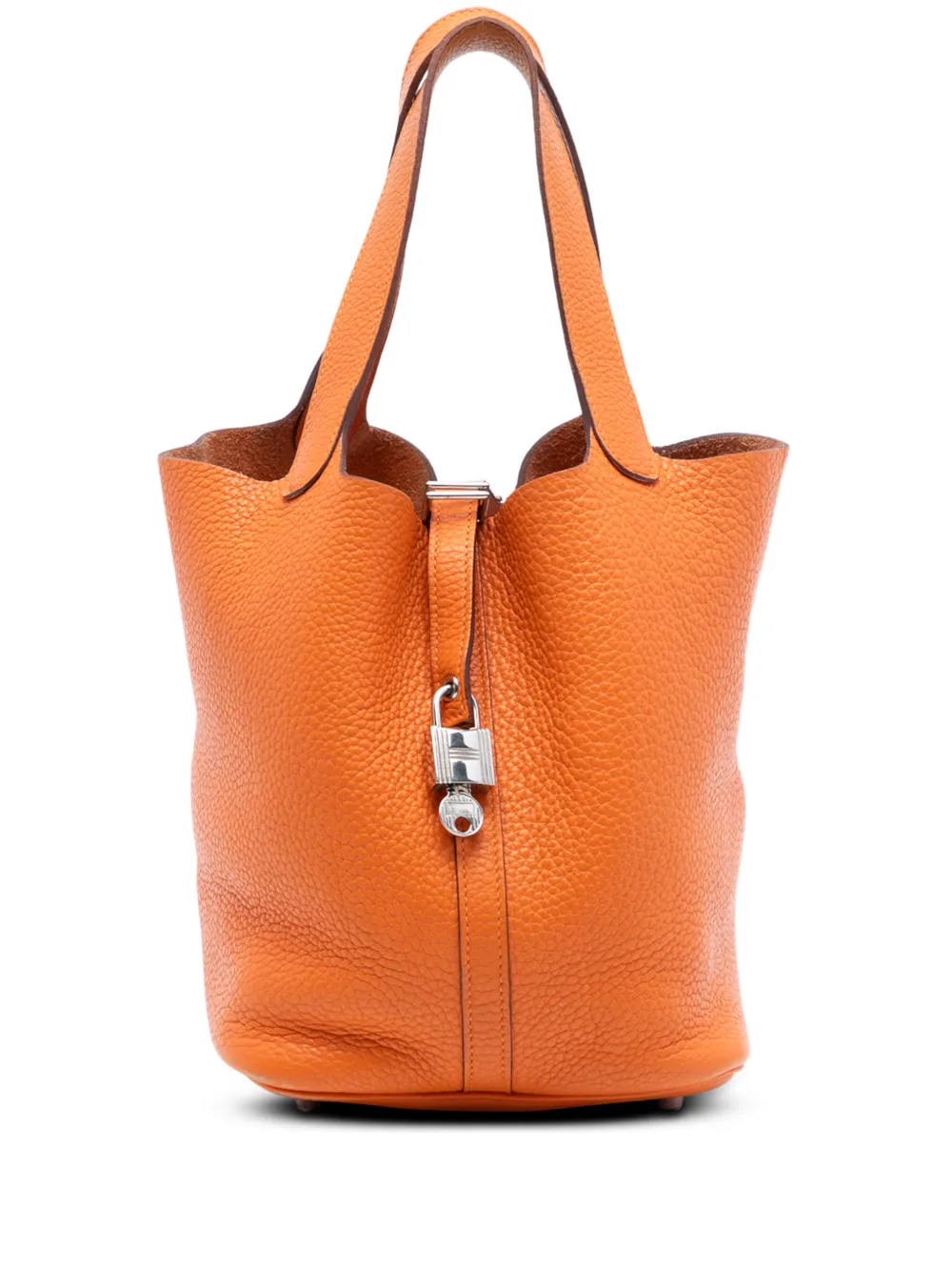 Hermès Pre-Owned 2011 Clemence Picotin Lock 22 handbag - Orange