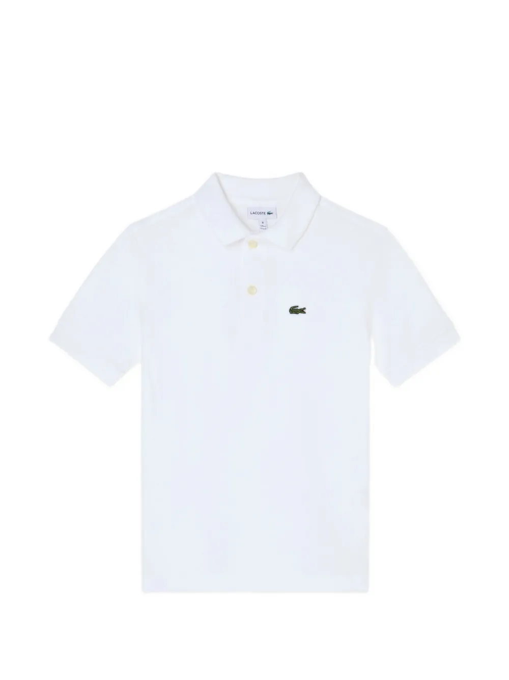 Lacoste Kids short-sleeve logo polo shirt - Bianco