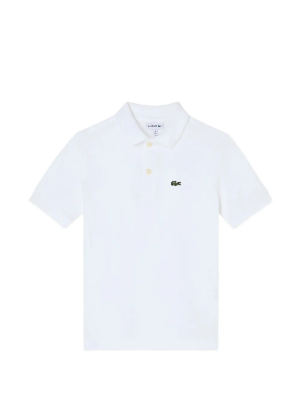 Lacoste Kids short-sleeve logo polo shirt - Bianco