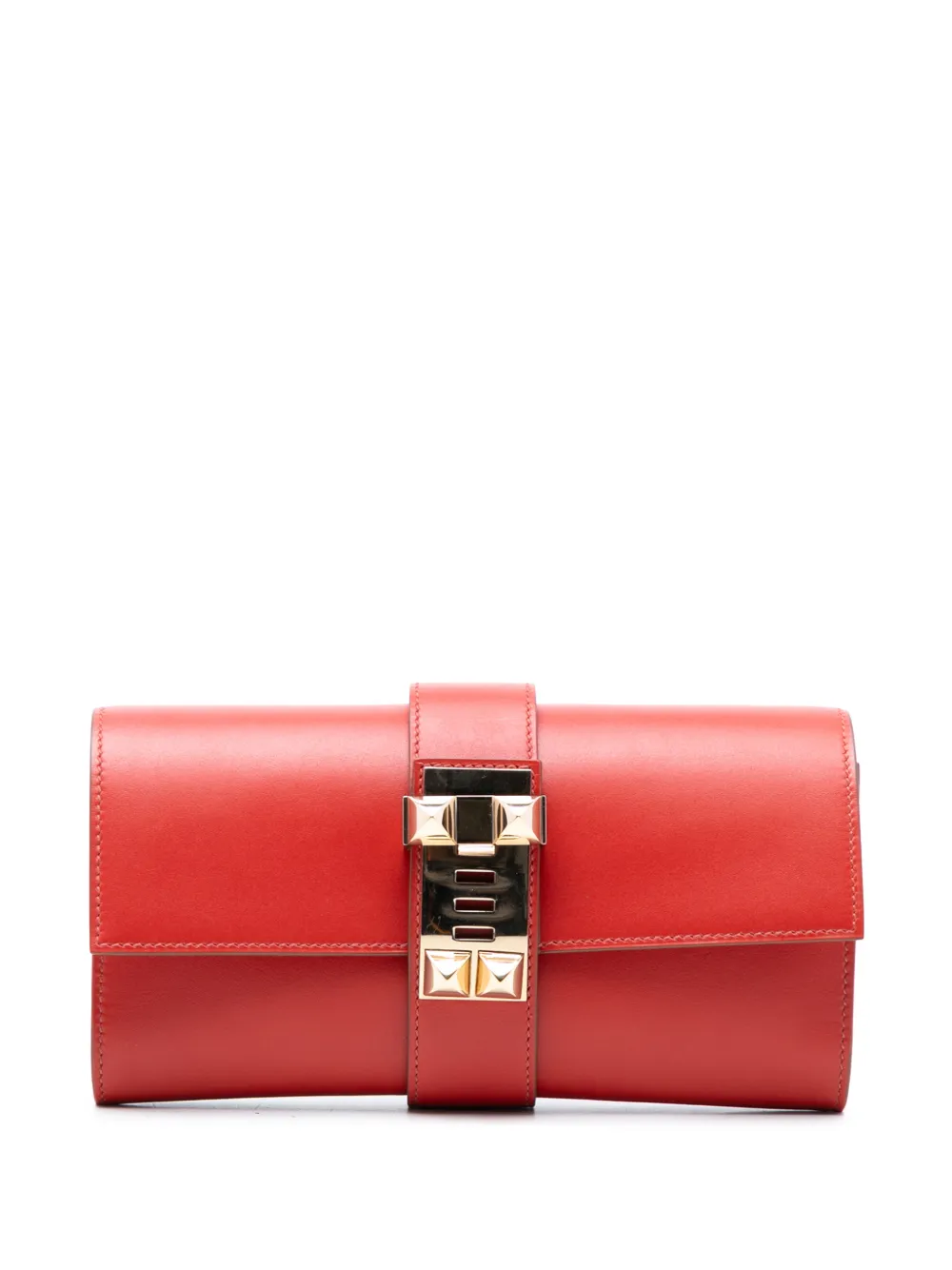 Hermès Pre-Owned 2015 Tadelakt Medor 23 clutch bag - Rosso