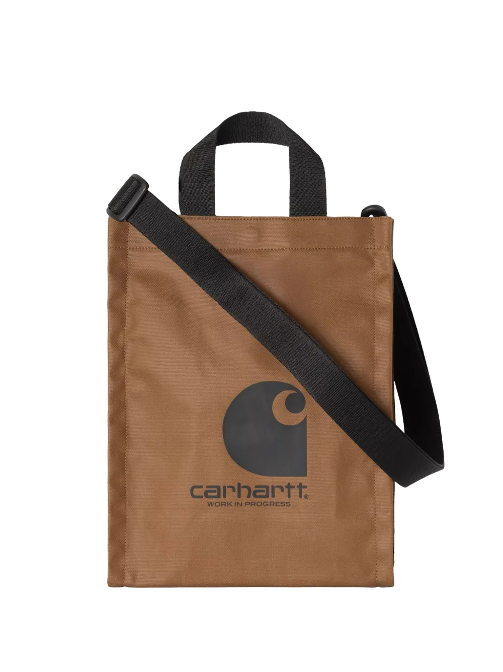 Carhartt WIP logo canvas tote bag - Toni neutri