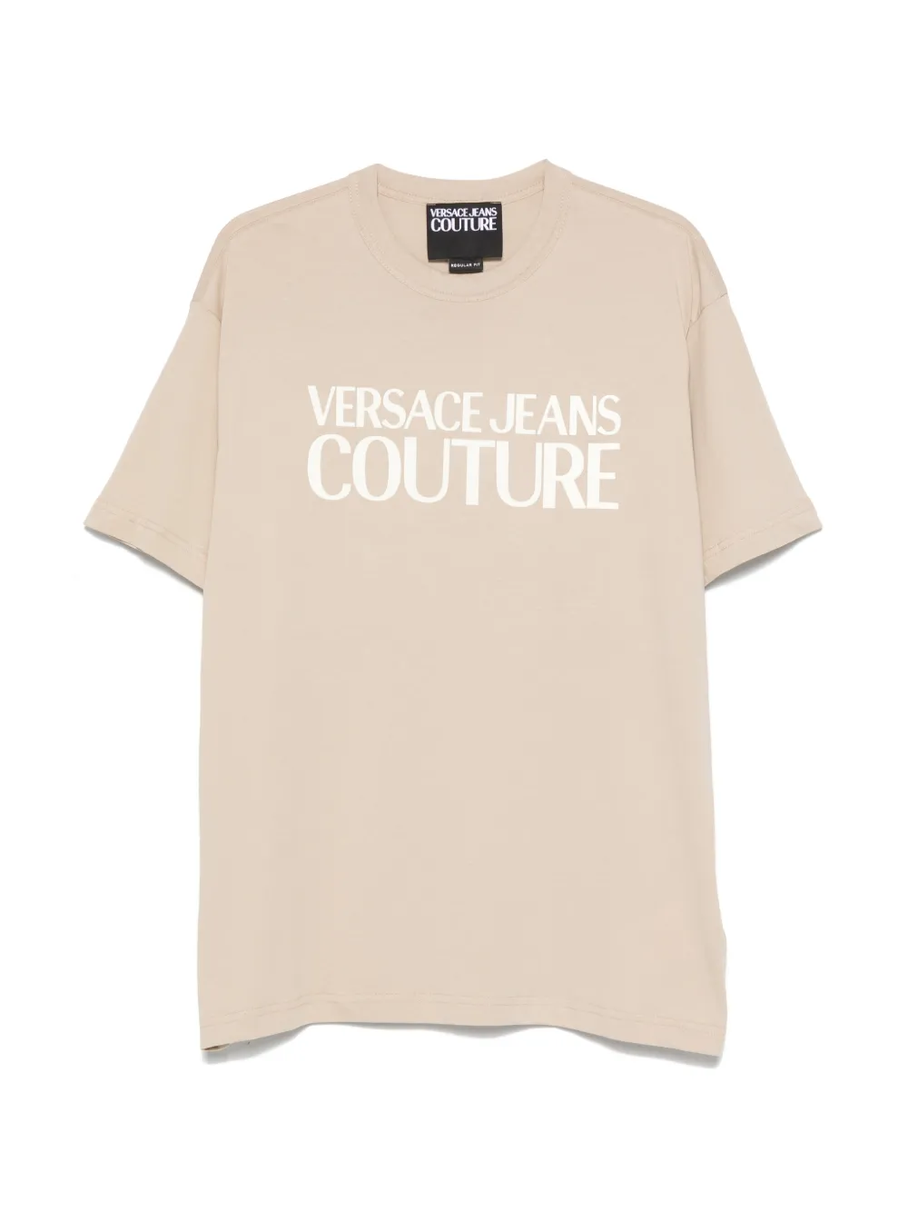 Versace Jeans Couture T-shirt con logo - Toni neutri