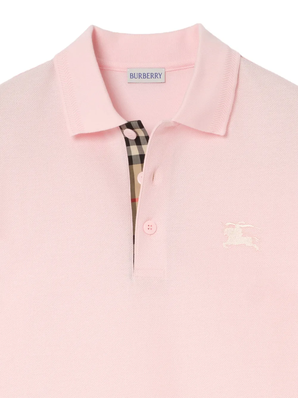 Burberry Katoenen poloshirt Roze