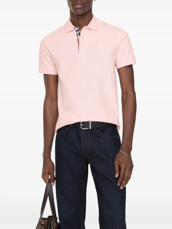 Burberry Cotton Polo Shirt | Pink | FARFETCH