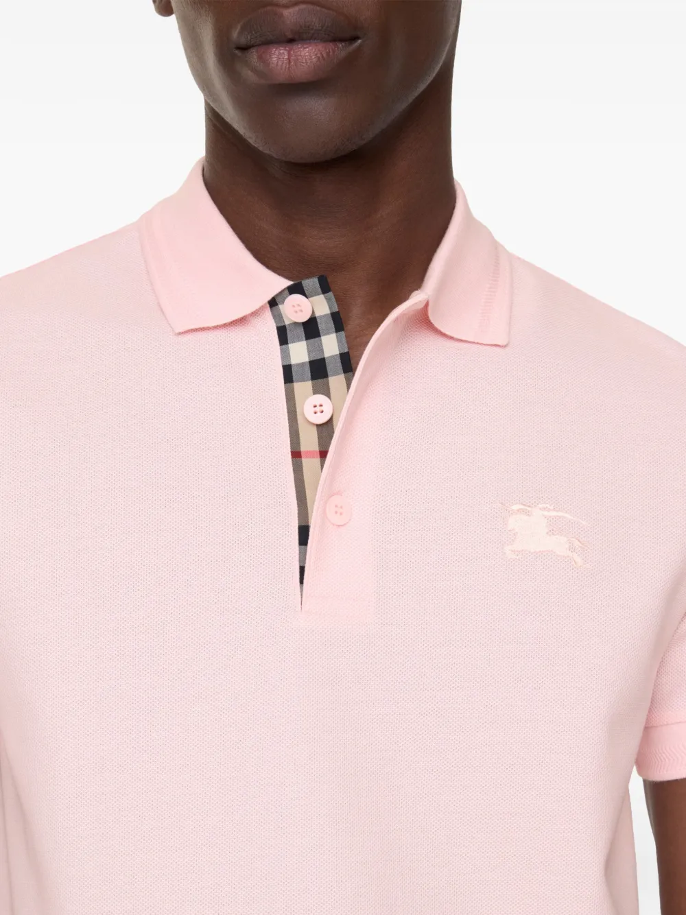 Burberry Katoenen poloshirt Roze
