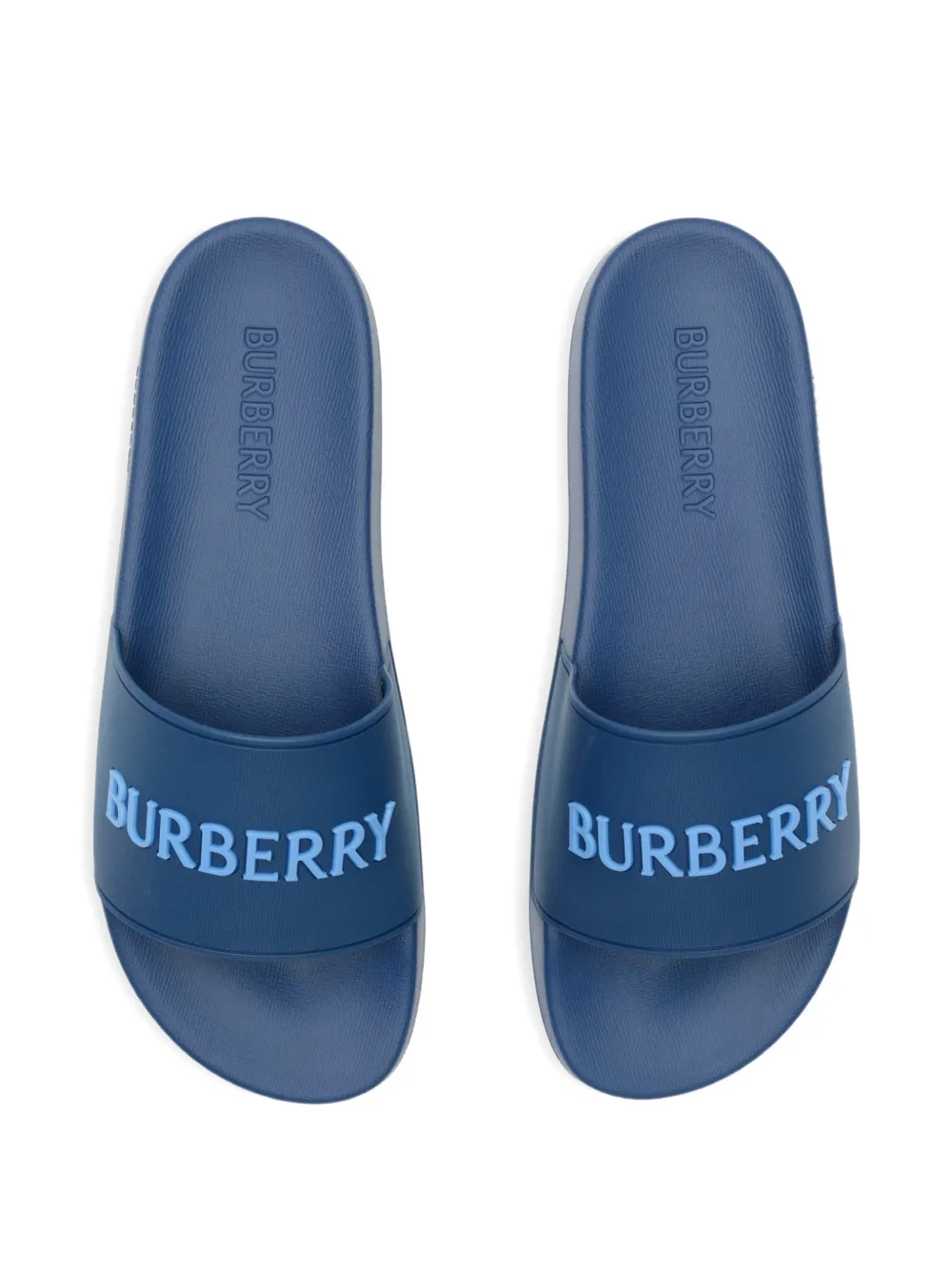 Burberry logo slides Blauw