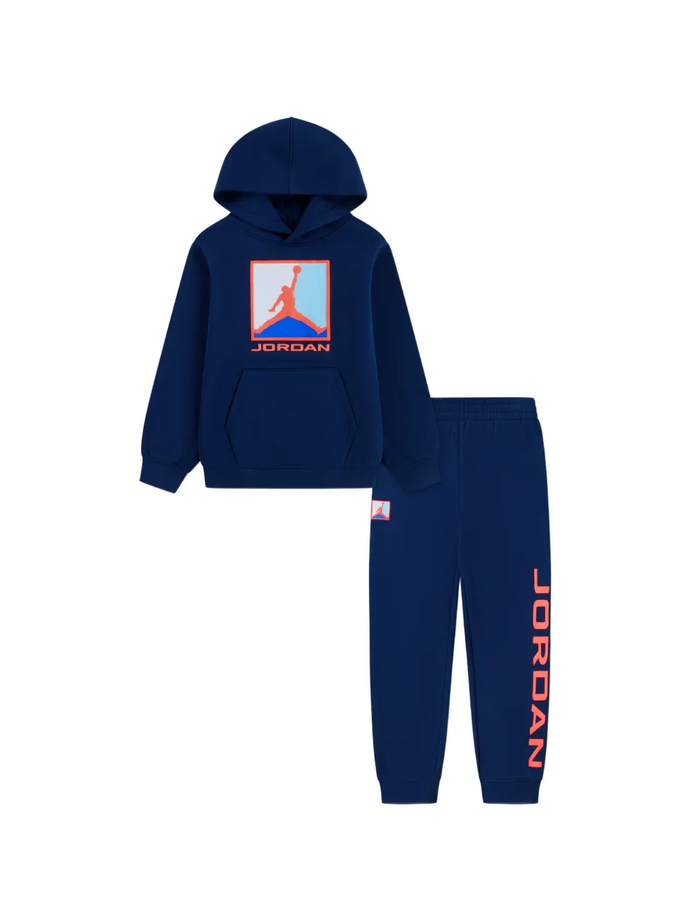Jordan Kids logo tracksuit set - Blu