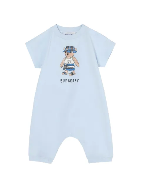 Burberry Kids Beach Bear cotton playsuit