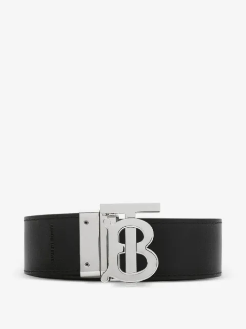 Burberry reversible Check TB belt