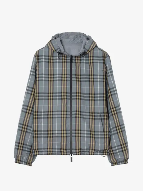 Burberry reversible Check hooded jacket