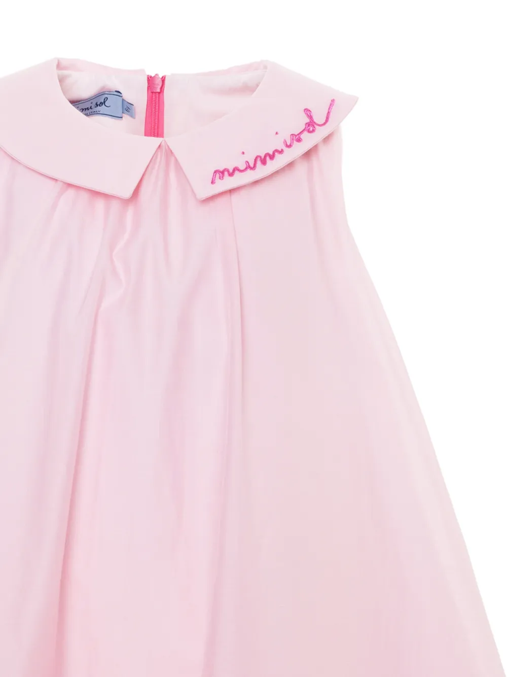  Mi Mi Sol Ruffled Collar Dress - Pink 