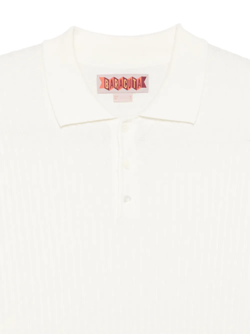 Baracuta Geribbeld poloshirt Beige