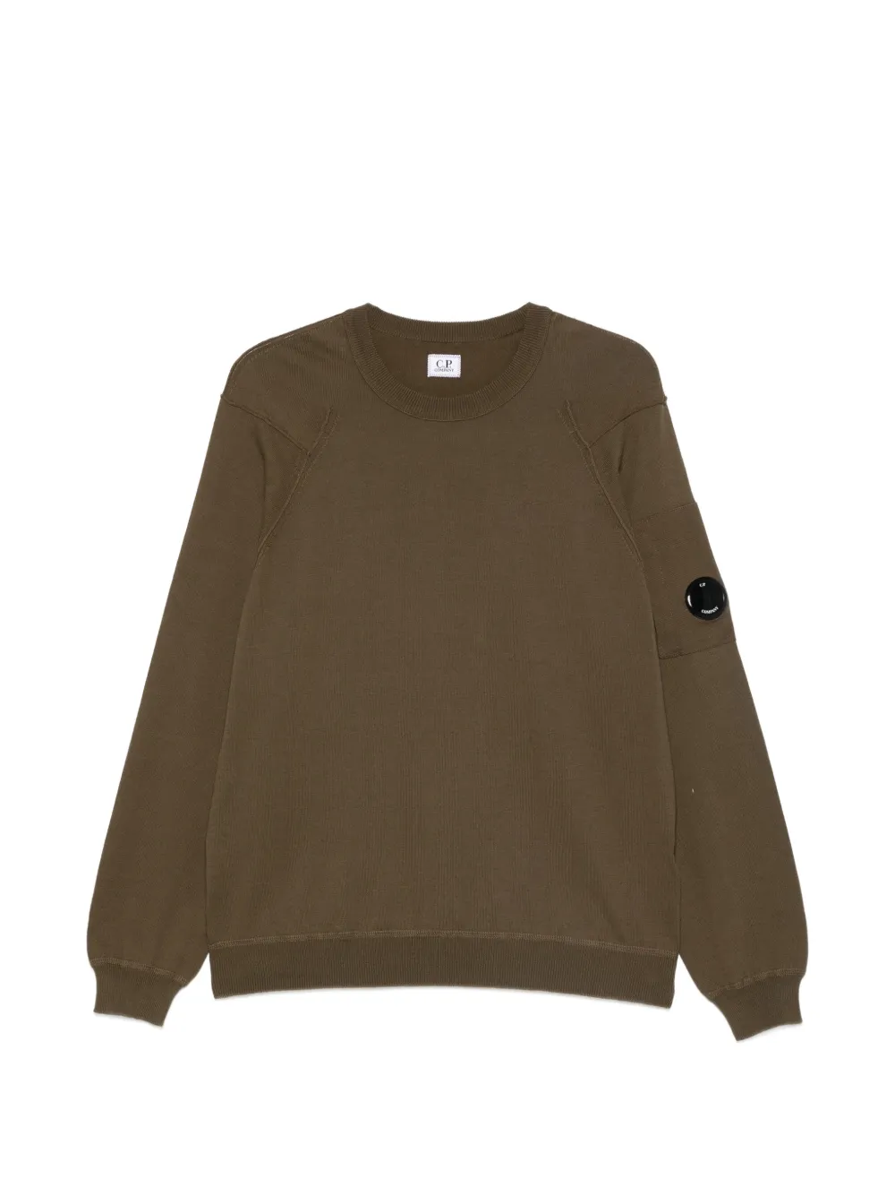 C.P. Company Lens crew-neck sweatshirt - Verde