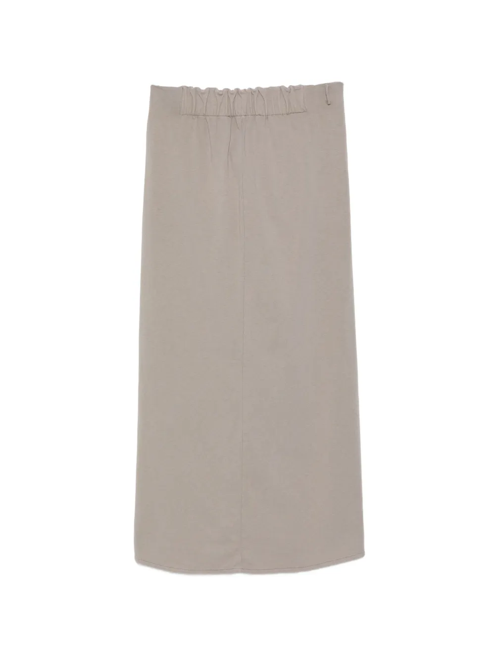  Tela Rolling/jrs Knot Slit Midi Skirt - Grey 