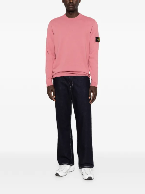 Stone Island クルーネック セーター | ピンク | FARFETCH JP