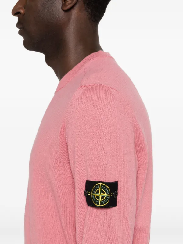 Stone Island クルーネック セーター | ピンク | FARFETCH JP