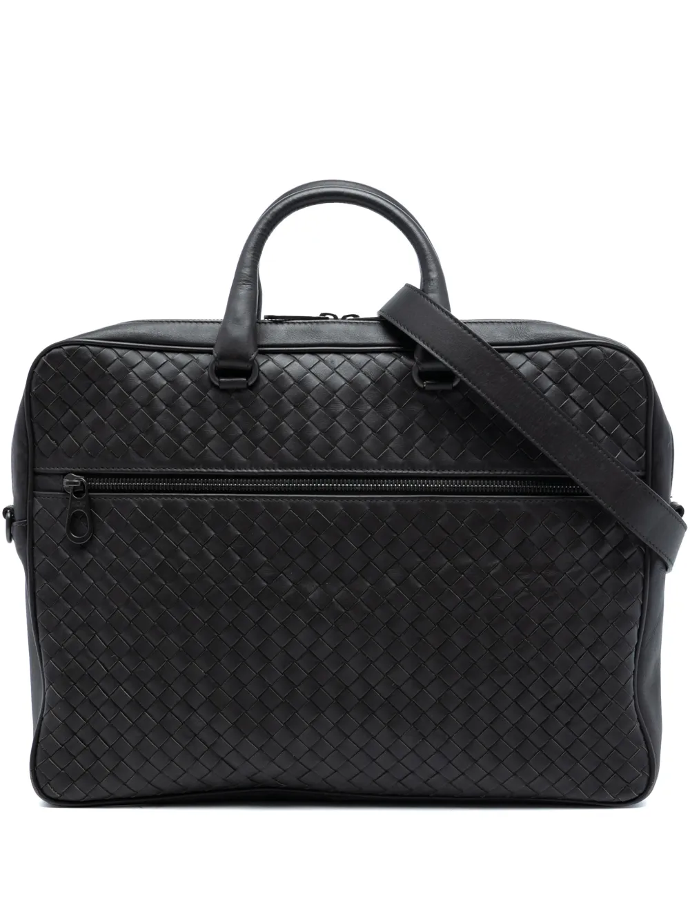 Bottega Veneta Pre-Owned Portadocumenti Intrecciato in nappa 2012-2025 - Marrone