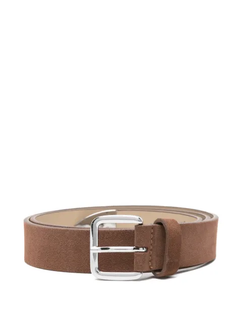 Tela D. Rock suede buckle belt