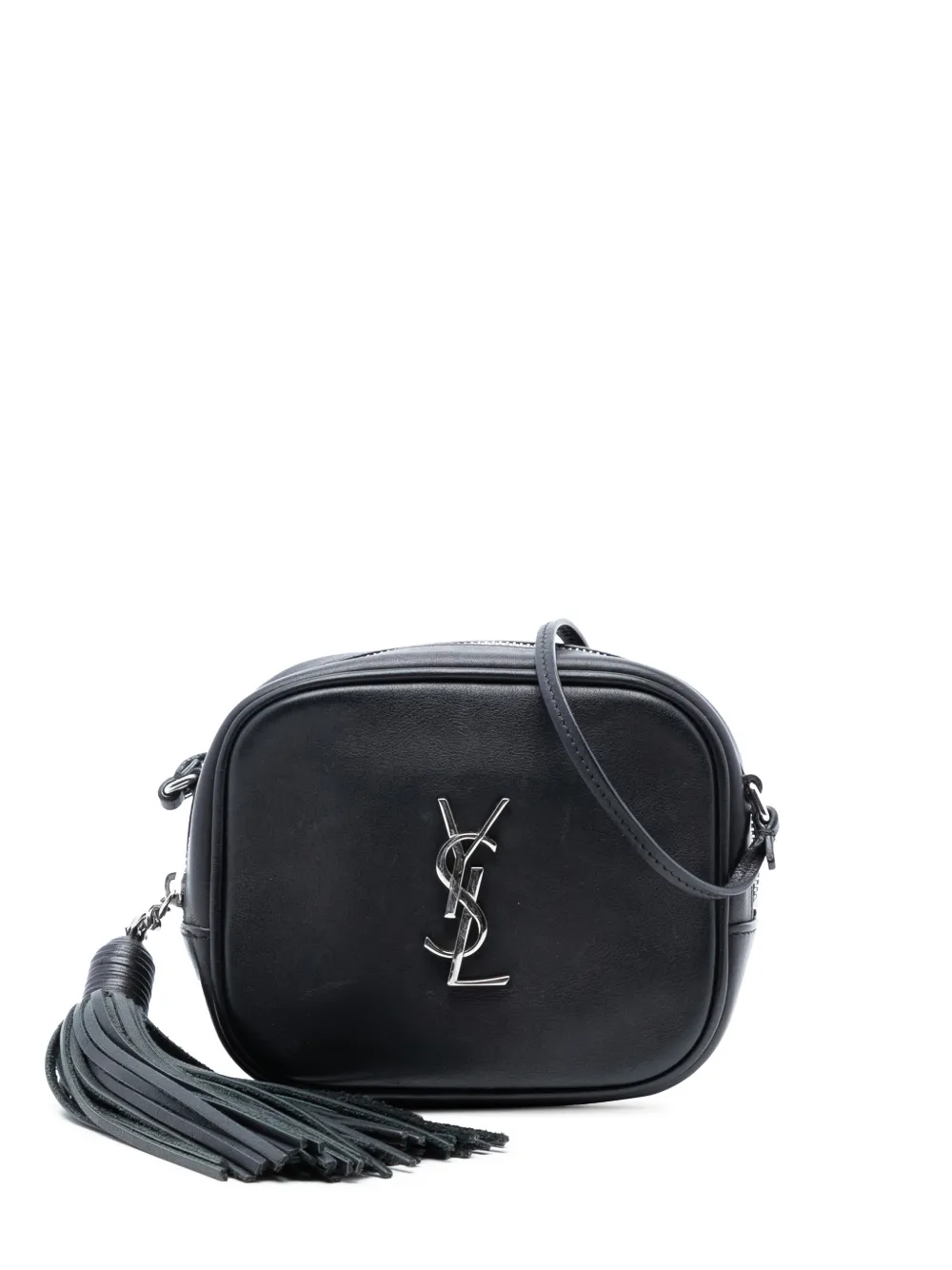 Saint Laurent Pre-Owned Borsa a tracolla Blogger in pelle di vitello con monogramma 2016 - Nero