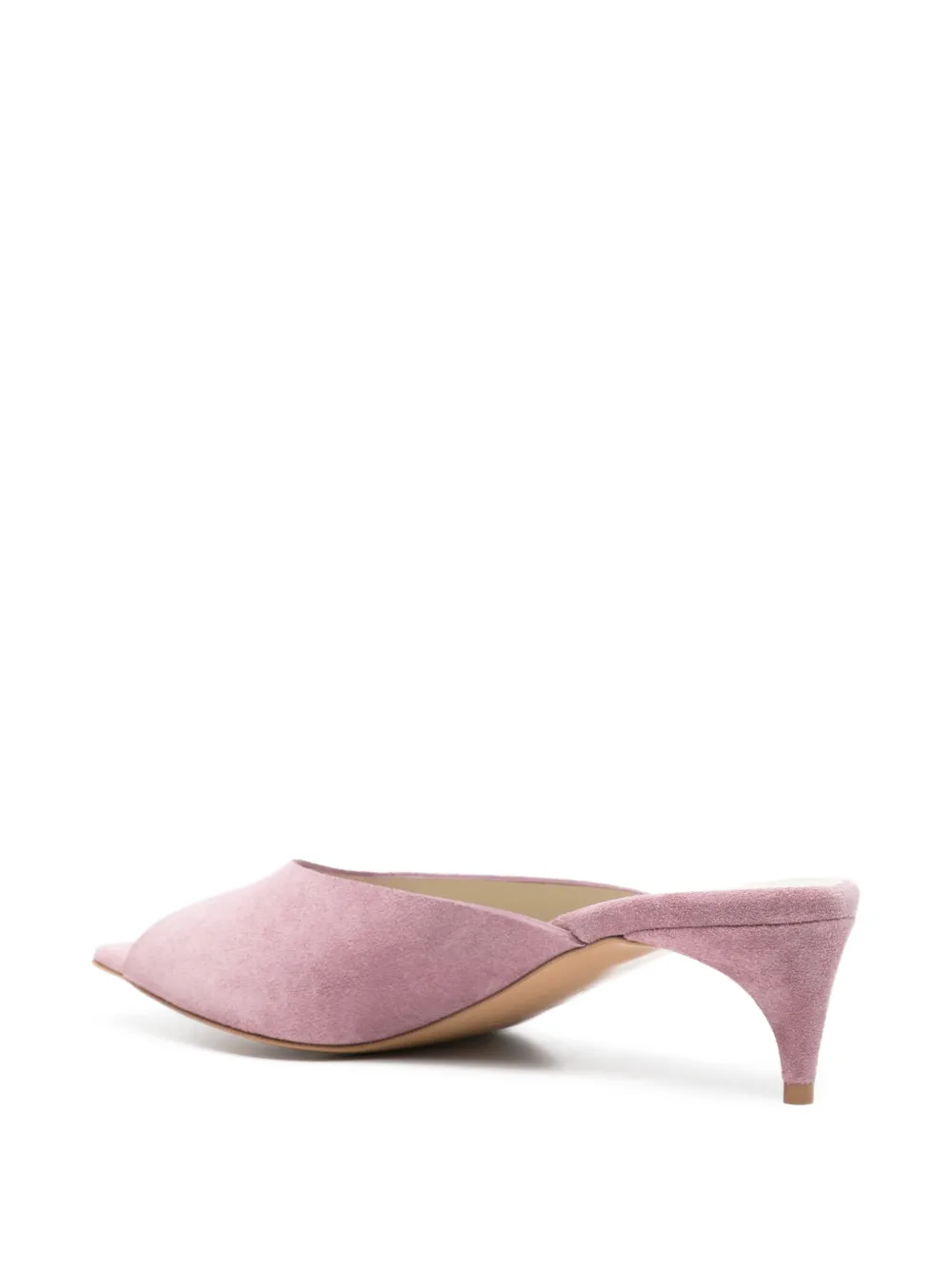  Tela Square-toe Slippers - Pink 