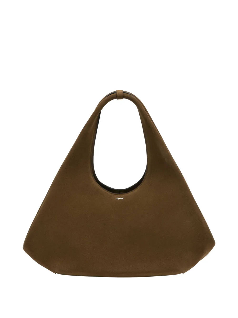 Coperni Folded leather shoulder bag - Marrone