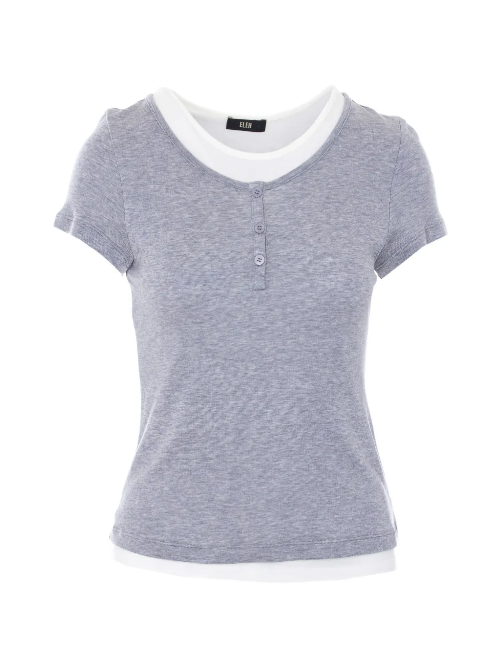 Eleh crew-neck T-shirt - Grigio
