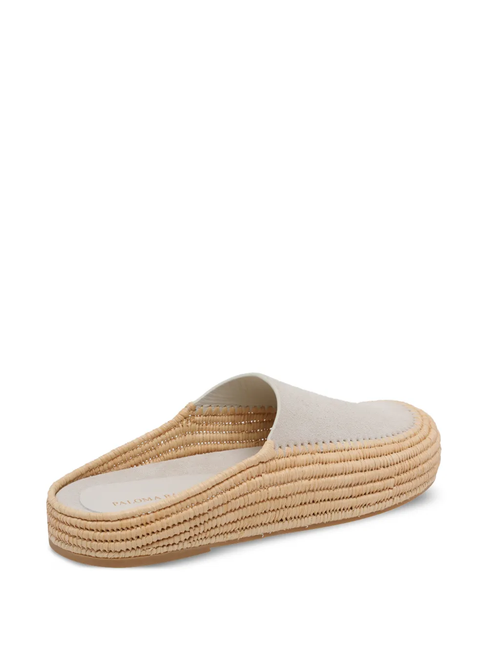  Paloma Barceló Deba Sabot Round-toe Mules - Neutrals 