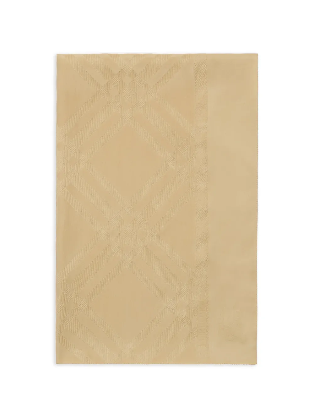 Burberry wide Check silk scarf - Toni neutri